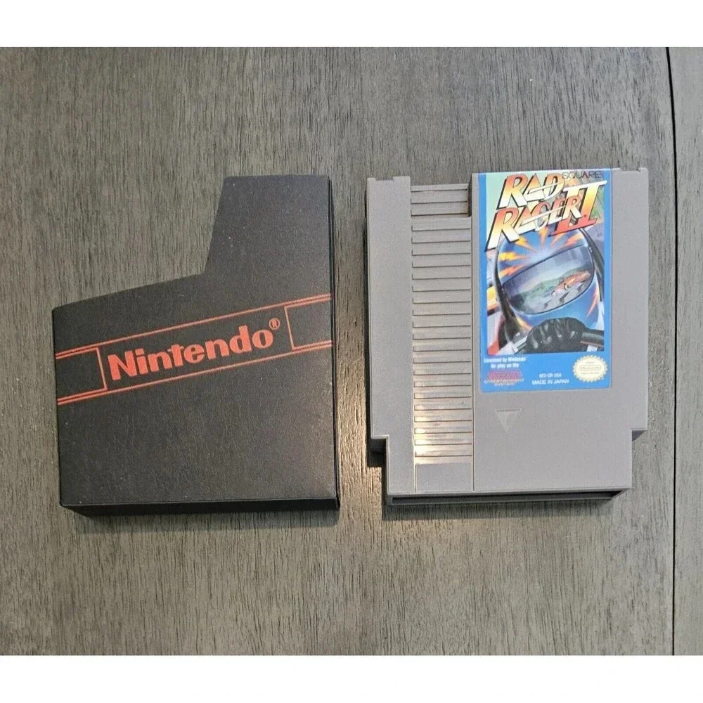 Rad Racer II 2 Vintage Original NES Nintendo Entertainment Racing Video Game